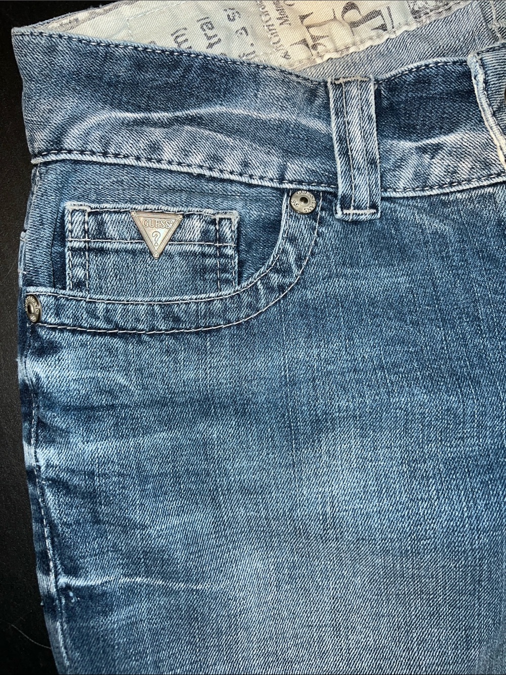 Guess Light Blue Skinny Jeans - Faded Denim - Picture 3 of 8